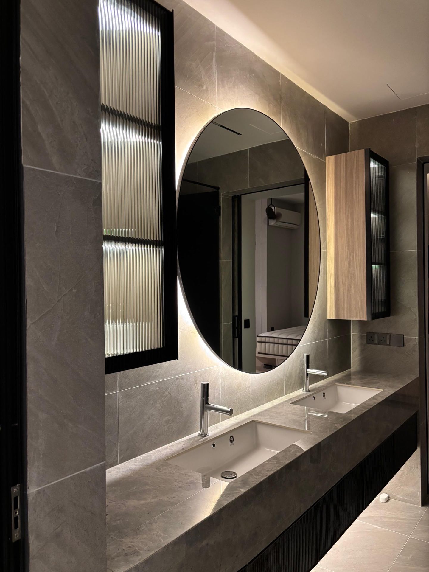 Luxurious bathroom with premium fittings